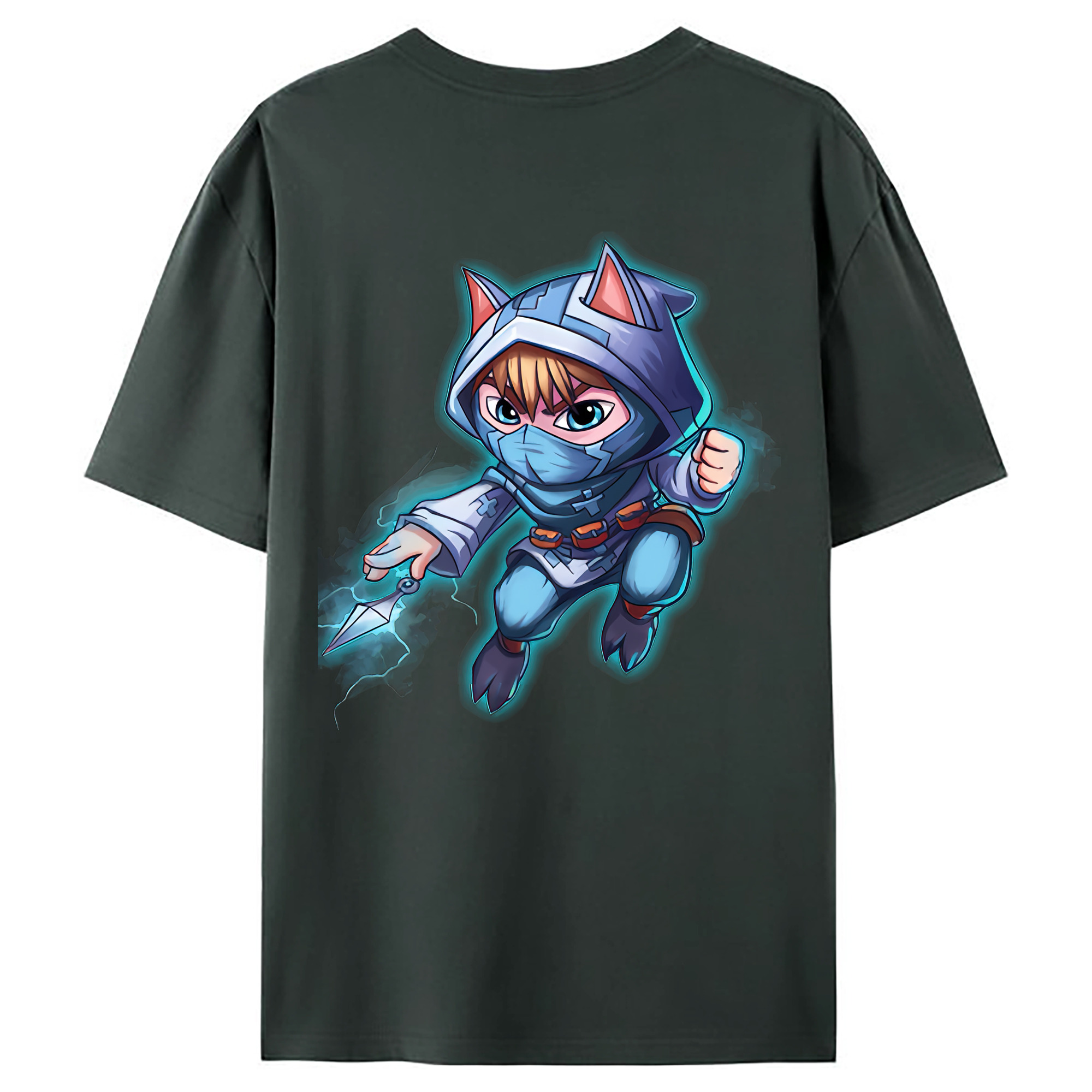 （画像用） リーグ・オブ・レジェンド League of Legends LOL 綿100％ メンズ半袖Tシャツ（バックプリント） 通気性